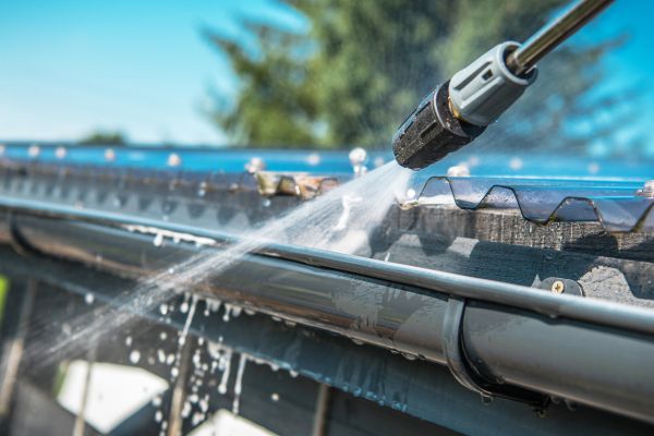 Gutter Pressure Washing in Bend
