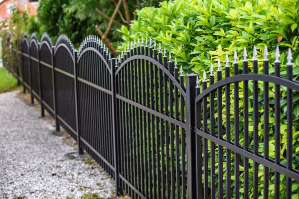 Iron Fence Pressure Washing in Bend