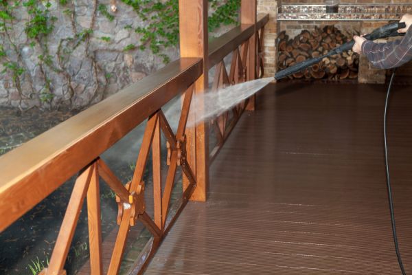 Porch Dirt Removal in Bend